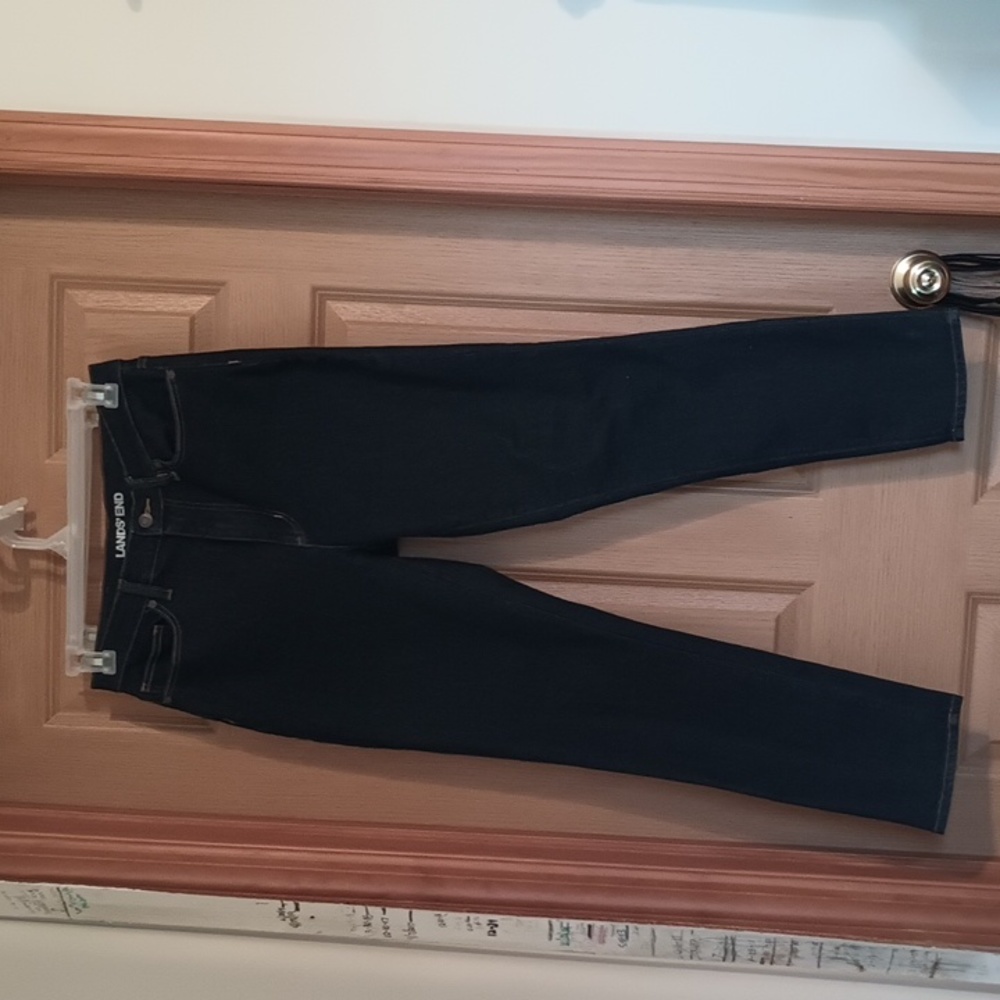 Lands End High-Rise Slim Ankle Jean